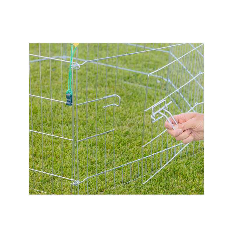 Enclos extérieur hexagonal Ø110cm 56,5 x 56,5cm Kerbl