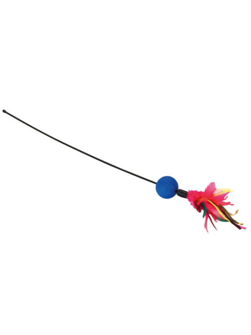 Canne avec plumeau à balle crépitante 51cm Kerbl