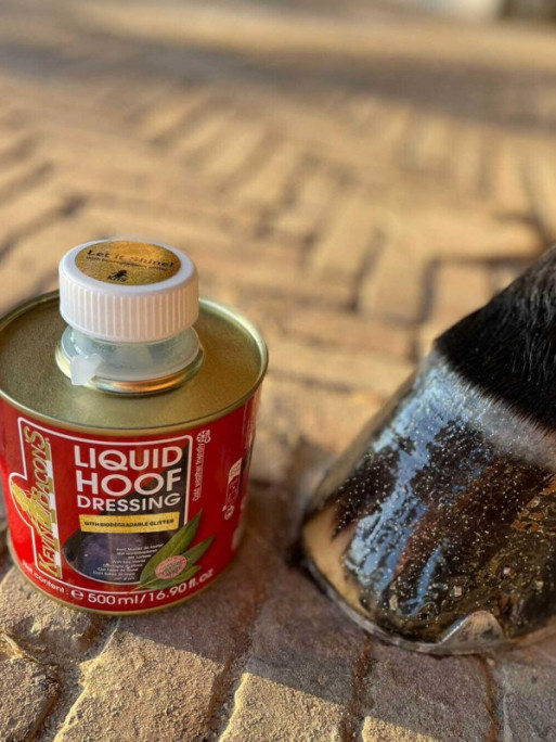 Huile Hoof Dressing Liquide paillettes dorées Kevin Bacon's