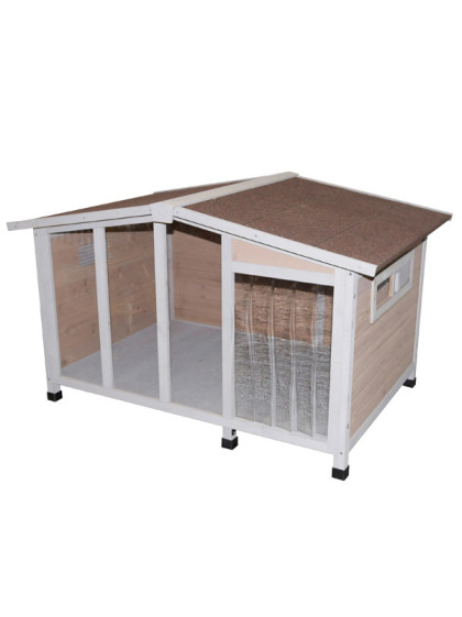 Niche pour chien Overview avec plexiglas Kerbl