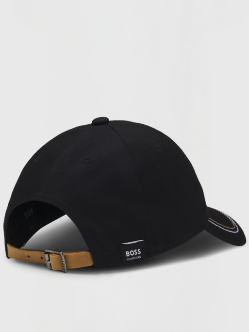 Casquette leather BB Hugo Boss Equestrian