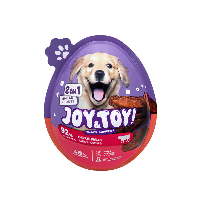Oeuf surprise pour chien Joy & Toy