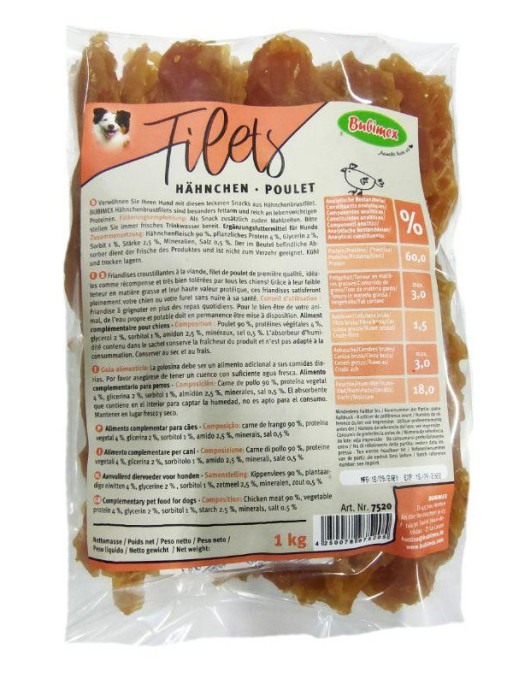 Filets de poulet 1kg Bubimex