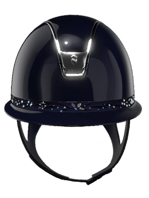 Casque Miss Shield Shadowglossy Flower Swarovski 2.0 Samshield