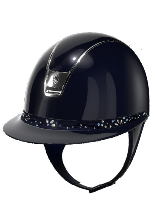 Casque Miss Shield Shadowglossy Flower Swarovski 2.0 Samshield