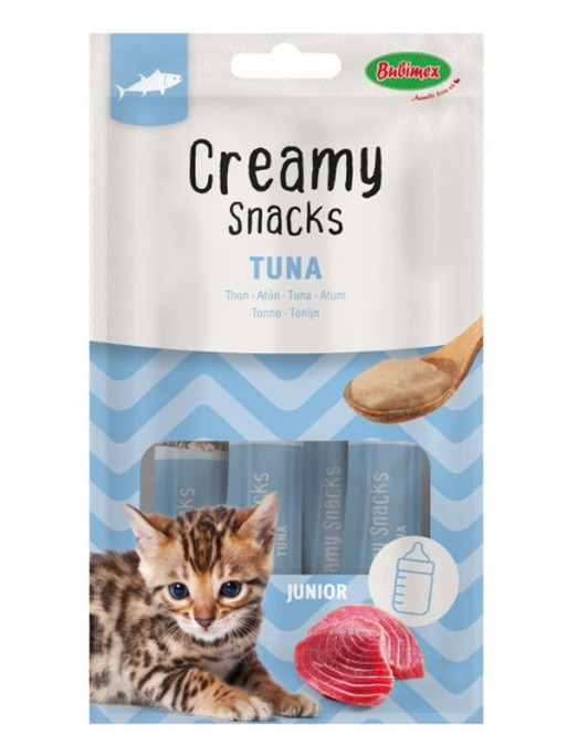 Creamy Snacks chaton x4 thon 60g Bubimex