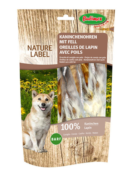 Oreilles de lapin avec poils x7 Bubimex