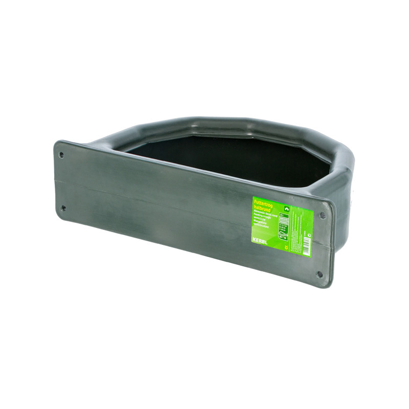 Mangeoire semi-circulaire 25L Kerbl