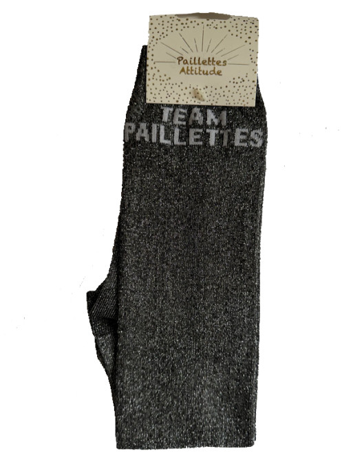 Chaussettes d'équitation pailletées ''Team paillettes'' Paillettes Attitude