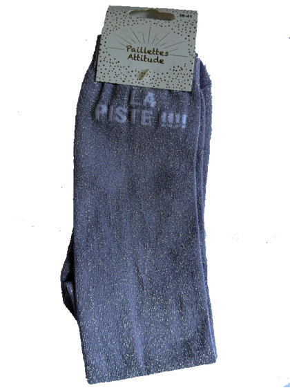 Chaussettes d'équitation pailletées ''La piste'' Paillettes Attitude