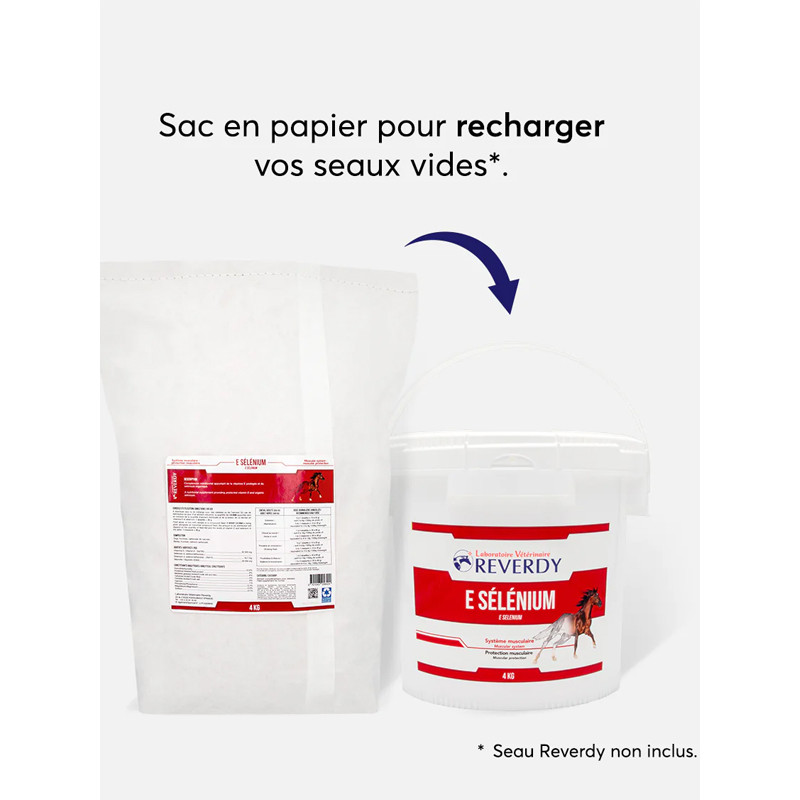 Complément Vitamine E&Sélénium Eco 4kg Reverdy 