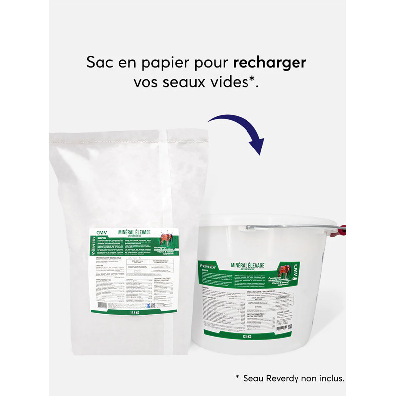 CMV Minéral Elevage Eco 12.5kg Reverdy