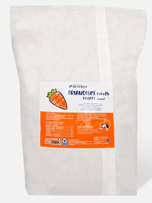 Friandises Carotte 4kg Reverdy