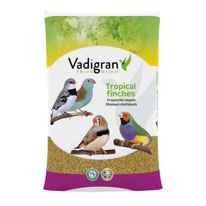Mélange de graines Basic oiseaux exotiques 20kg Vadigran