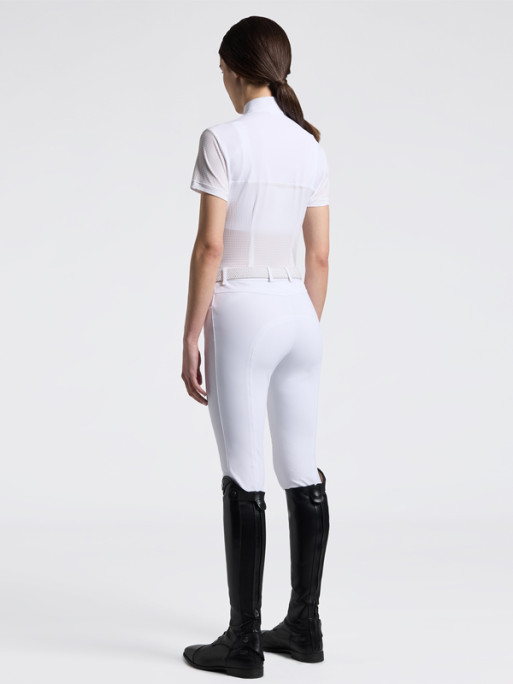 Polo de concours manches courtes Stripe Jersey SS26 Cavalleria Toscana