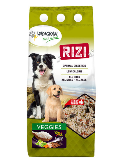 Mélange de riz Veggies chien 1kg Rizi