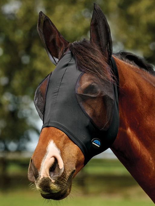 Masque anti-mouches avec oreilles Deluxe Stretch Weatherbeeta