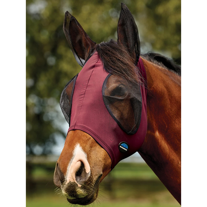 Masque anti-mouches avec oreilles Deluxe Stretch Weatherbeeta