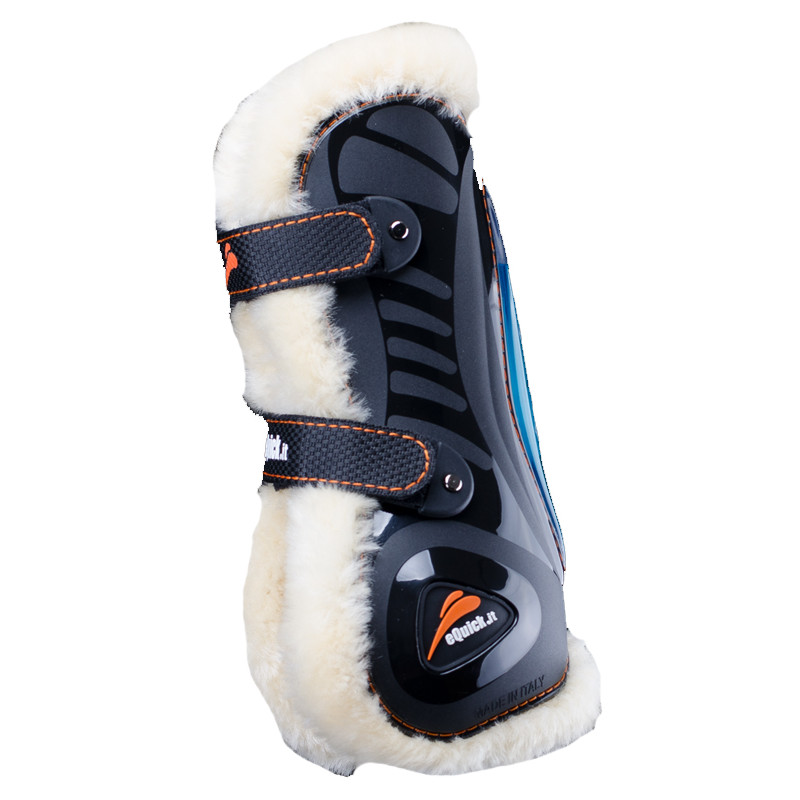 Guêtres eShock velcro fluffy Equick