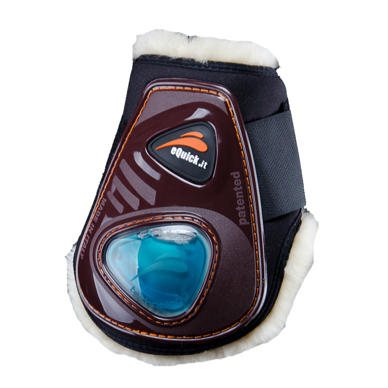 Protège-boulets eShock velcro fluffy Equick