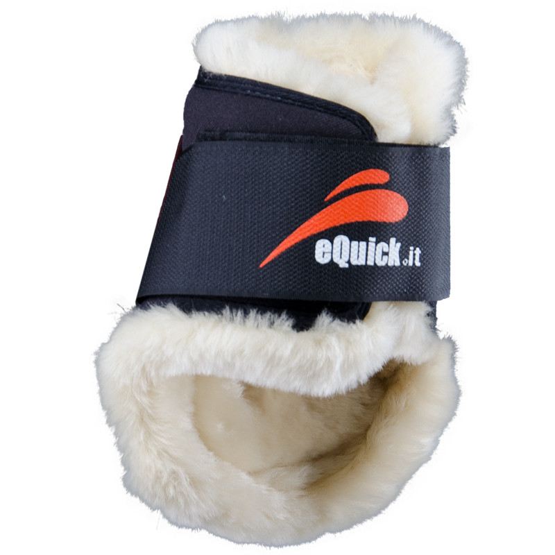 Protège-boulets eShock velcro fluffy Equick