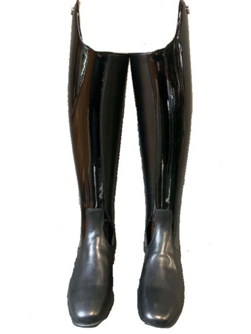 Bottes tricolore puro duo dressage vernis De Niro