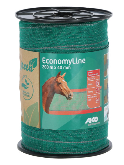 Ruban de clôture 200m 40mm EconomyLine Ako