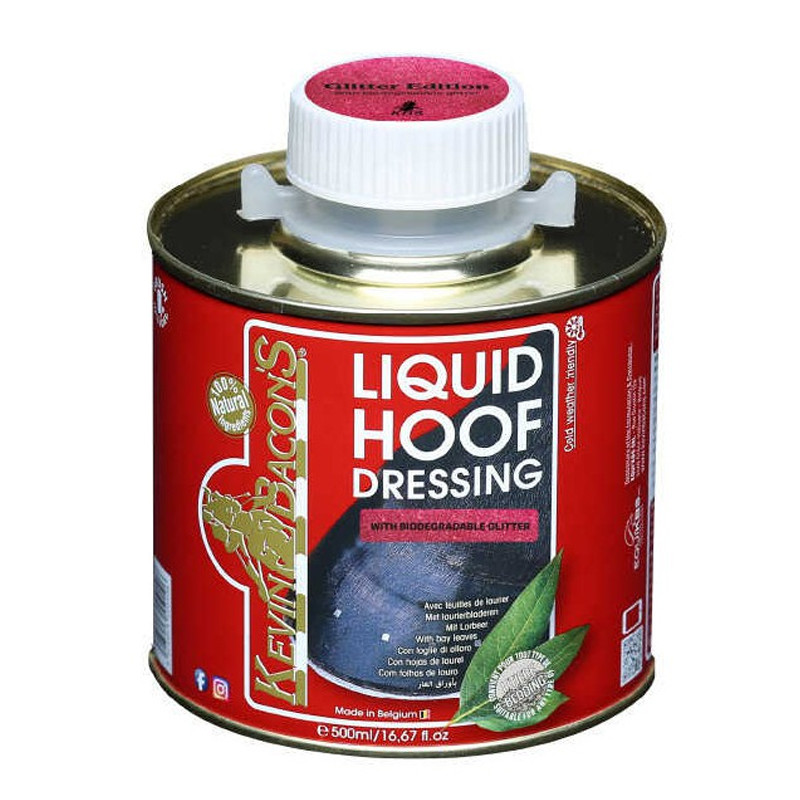 Huile Hoof Dressing Liquide paillettes roses 500ml Kevin Bacon's