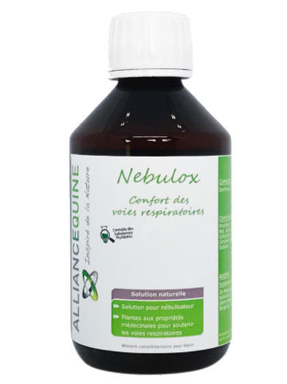Solution pour inhalateur Nebulox 250ml Alliance Equine
