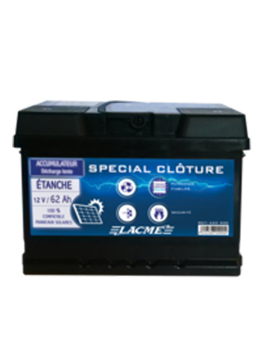 Accumulateur 12V/62Ah Lacmé
