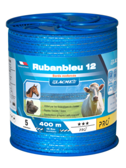 Ruban Bleu 12mm 400m Lacmé
