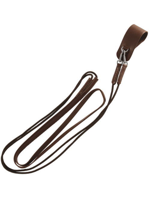 Rênes allemandes Cuir/Corde Canter