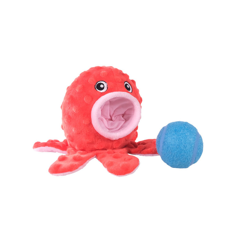 Jouet avec balle Pieuvre Fetcher 20cm Vadigran