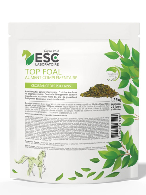 Complément alimentaire Top Foal 1.25kg ESC