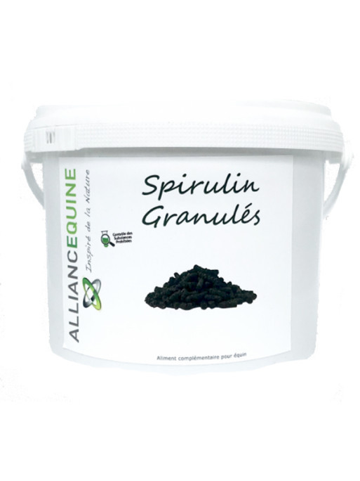 Complément alimentaire Granulés Spirulin 10kg Alliance Equine
