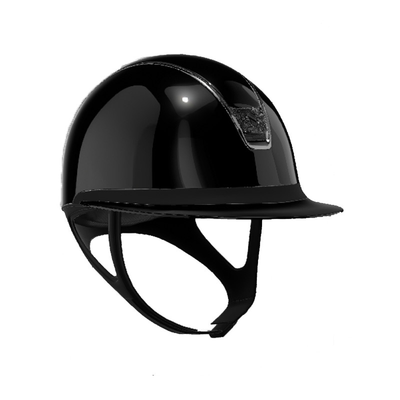 Casque Miss Shield Shadowglossy 2.0 Blason Crystal Fabric Samshield (Mousse obligatoire vendue séparément)