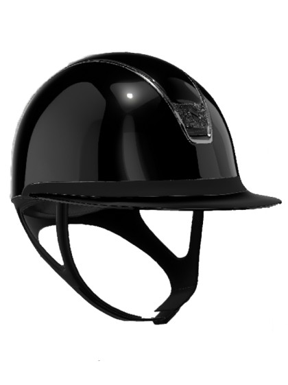 Casque Miss Shield Shadowglossy 2.0 Blason Crystal Fabric Samshield (Mousse obligatoire vendue séparément)