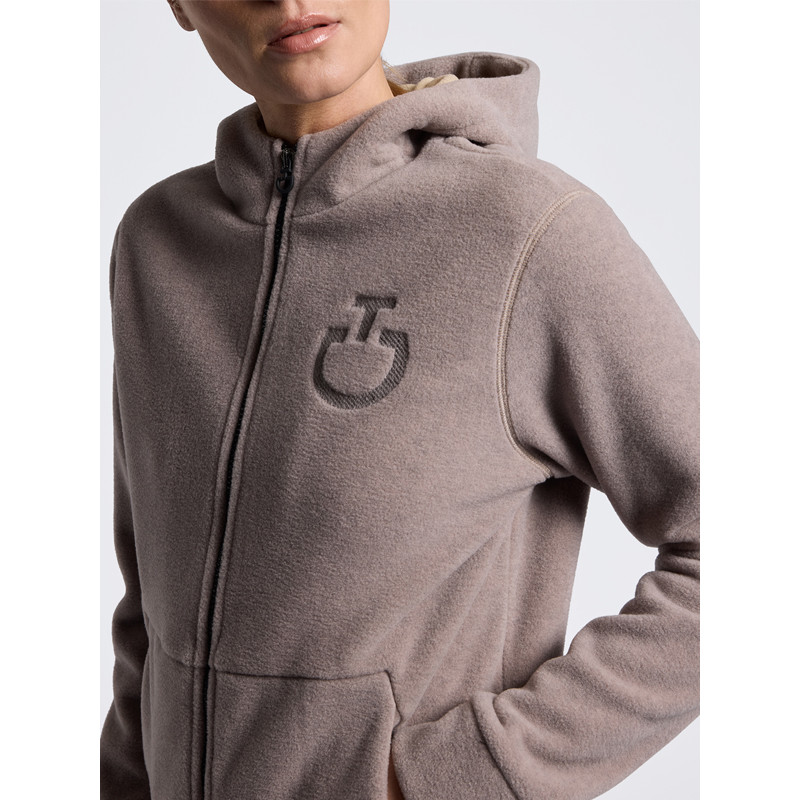 Sweat à capuche zippé Fleece FW26 Cavalleria Toscana