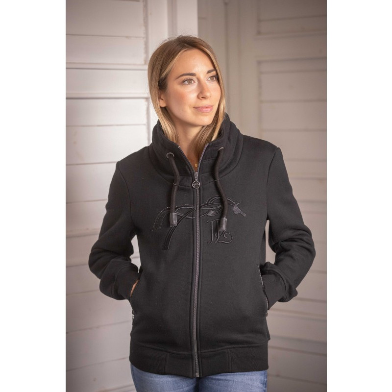 Sweat zippé Strass Native Pénélope