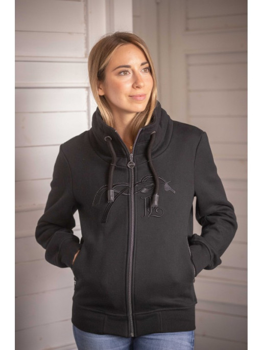Sweat zippé Strass Native Pénélope