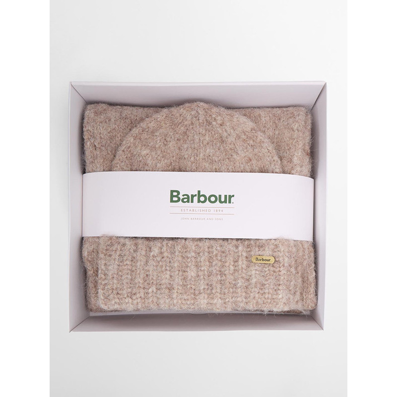 Coffret écharpe et bonnet Emmy FW26 Barbour
