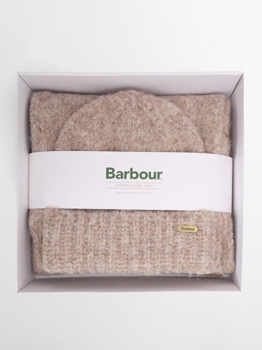 Coffret écharpe et bonnet Emmy FW26 Barbour
