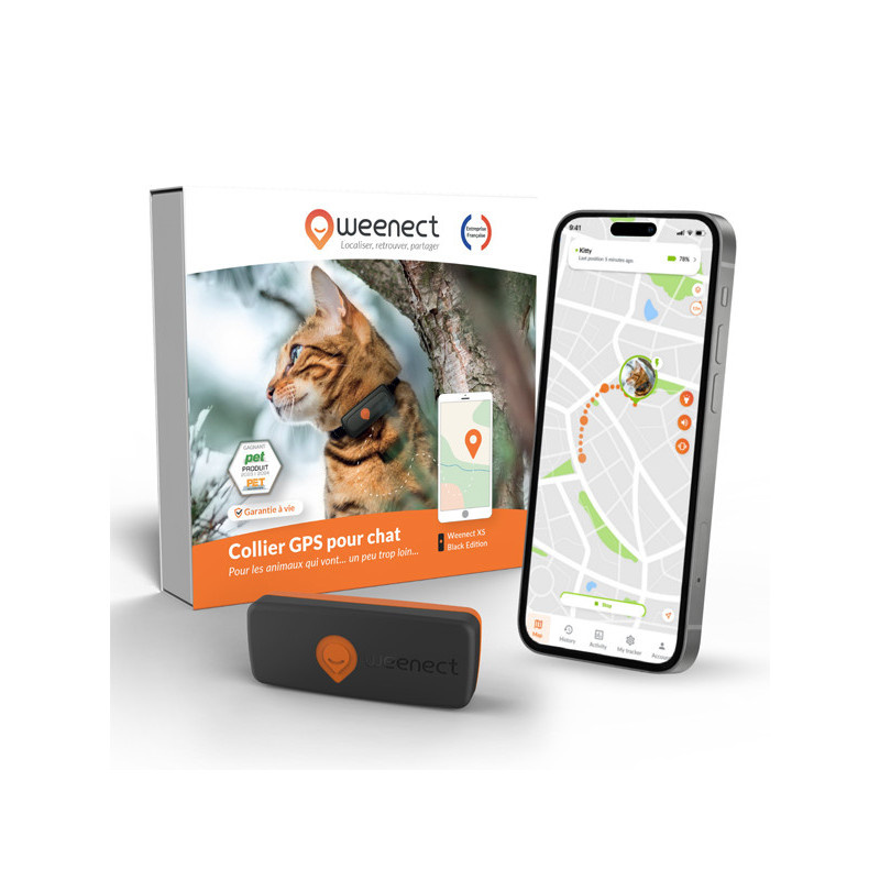 Collier Mini GPS chat Weenect