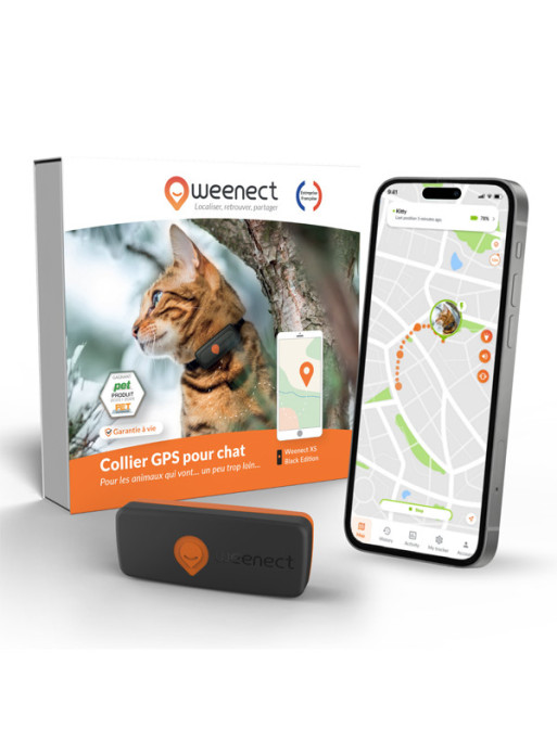 Collier Mini GPS chat Weenect