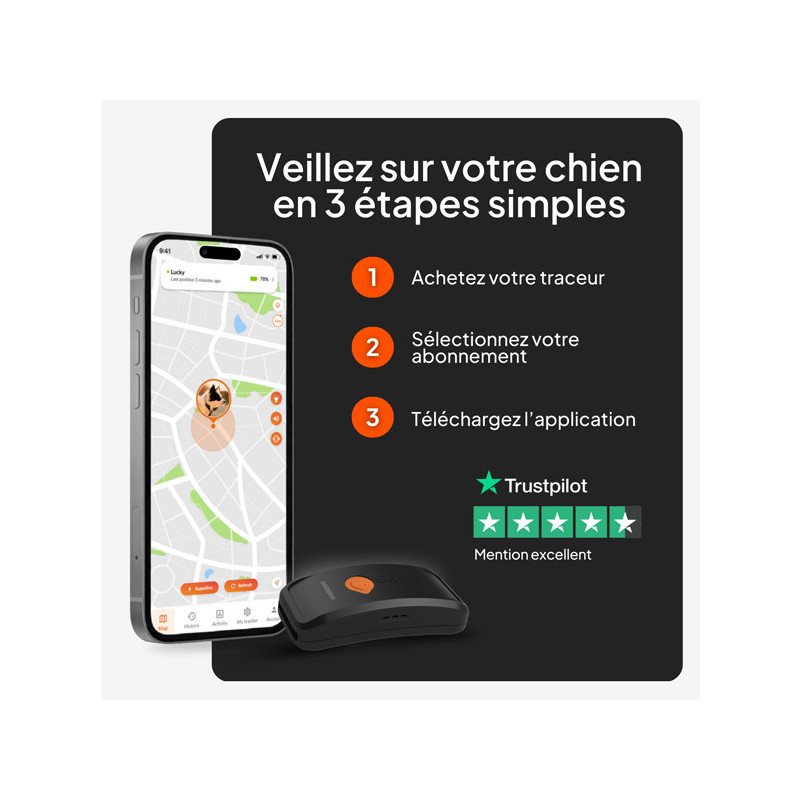 Traceur GPS XT chien Weenect
