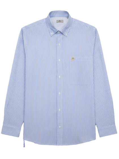 Chemise manches longues rayée FW26 Serge Blanco