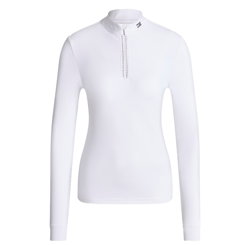 Polo de concours manches longues Monica Rhinestone FW26 Tommy Hilfiger Equestrian