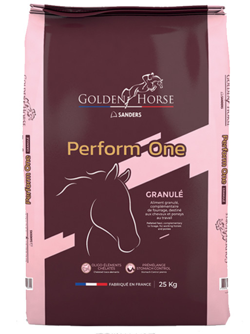 Granulés Perform One 25kg Golden Horse
