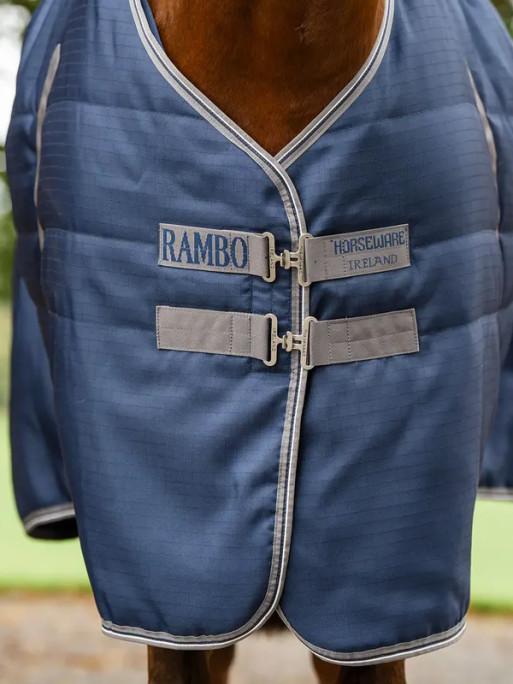 Couverture d'écurie avec couvre-cou 400g Rambo Horseware