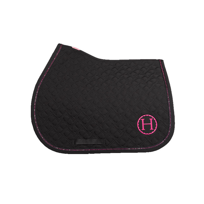 Tapis de selle Saphir poney Octobre Rose Harcour